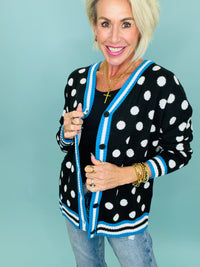 Polka dot crush cardigan