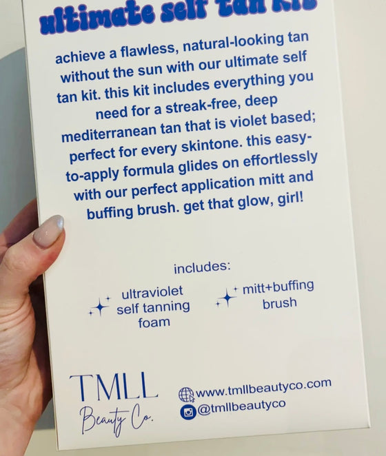 The ultimate self tan kit