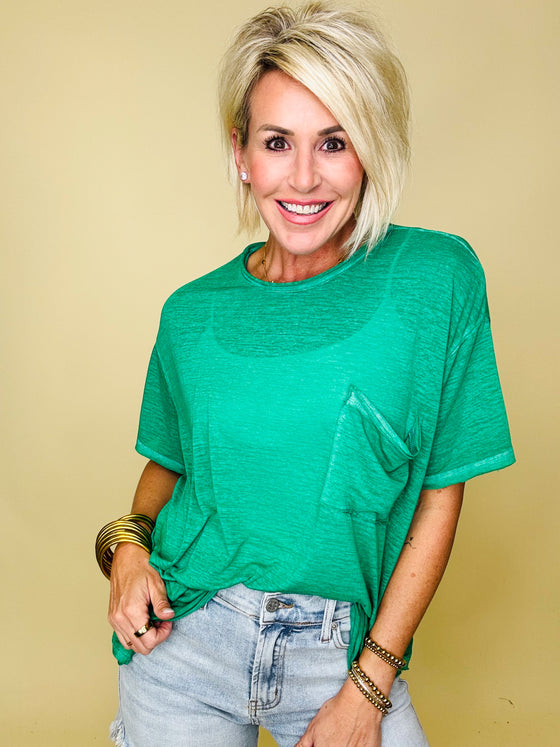 The Bridgette basic pocket tee