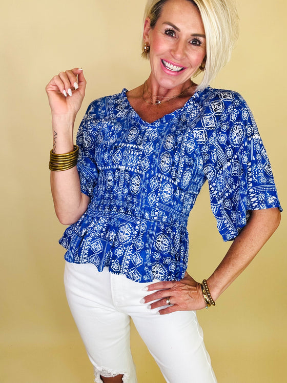Saltwater serenity top