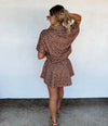 Preorder eta 6/1- hot to spot cheetah skort set