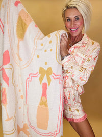 Bows and bubbly blanket