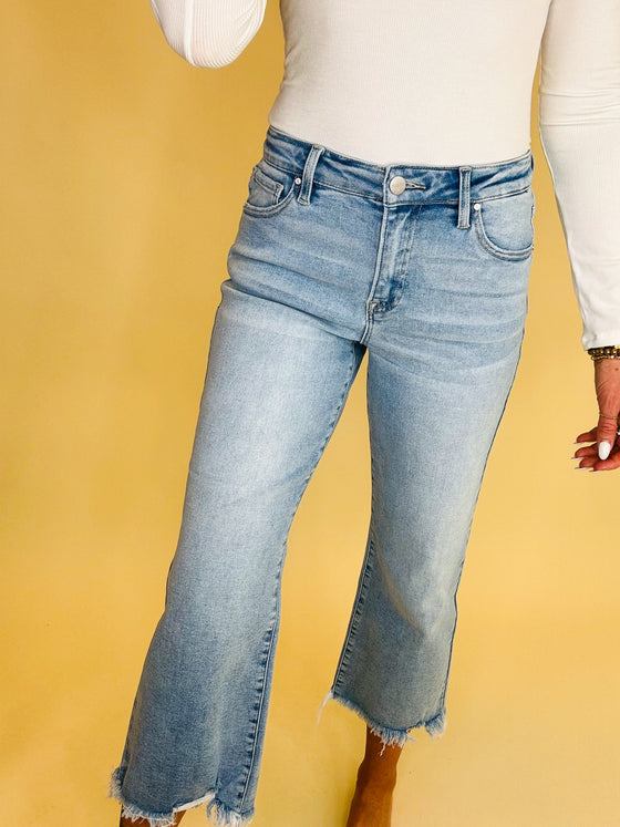 The Gia cropped denim