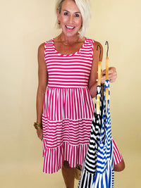 Stripes & sway dress