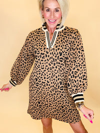 Fresh start leopard dress