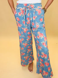 Bluebell floral lounge pants