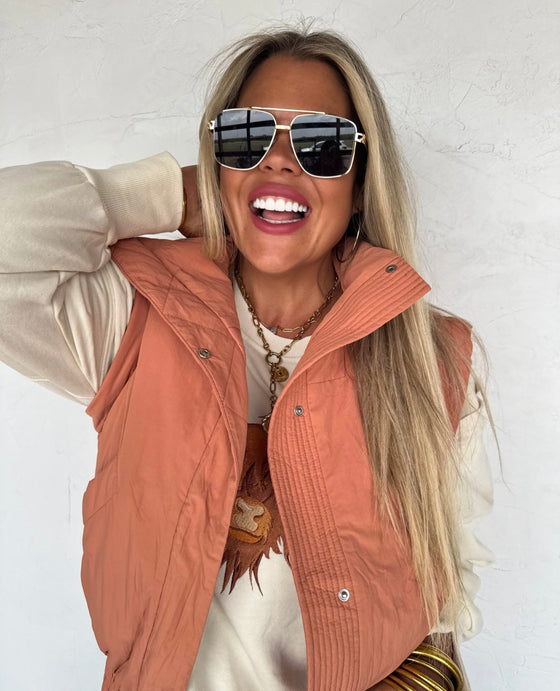 Preorder eta 9/5- harlow puffer vest