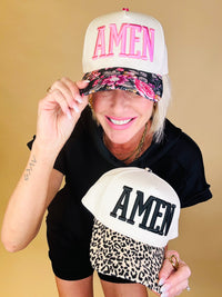 Amen embroidered hat/ 2 colors