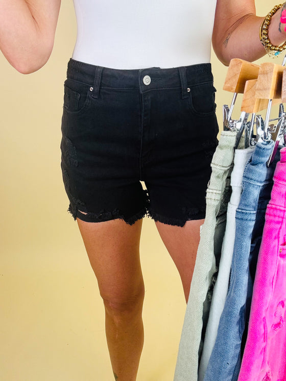 The Lenny denim shorts