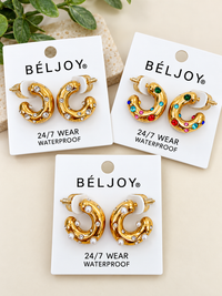 Ebby hoop earring / 3 colors