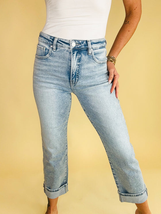 The Maria cuffed denim