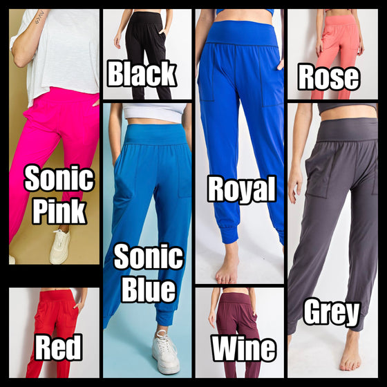 Colorful perfect joggers