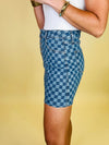 Check me out denim skirt