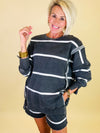 Classic crew stripe pullover