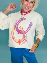 Not luck just heavenly favor sweatshirt