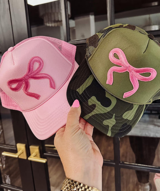 Bow trucker hat