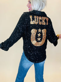 Vegas vibes sequin top