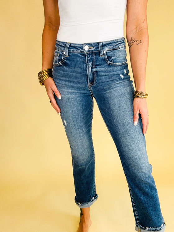 The Mabel cuffed denim