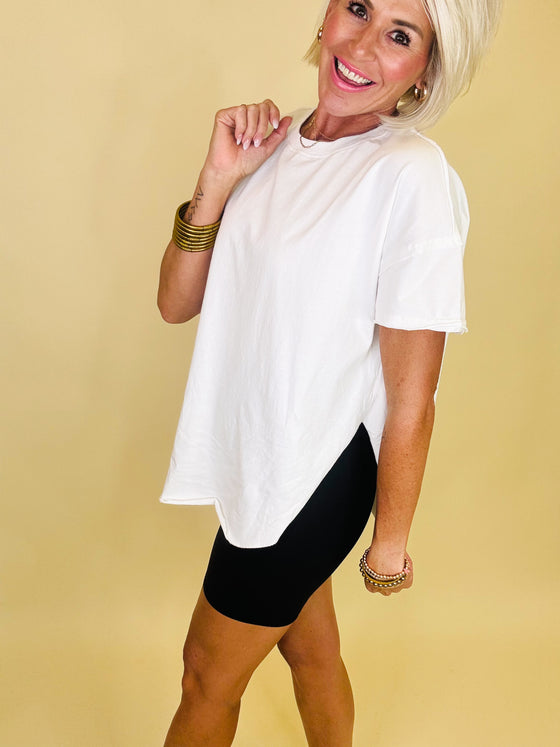 Joey washed boyfriend tee