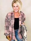 Sleigh bells in the snow plaid top