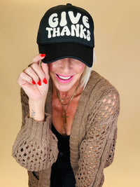 Give thanks trucker hat