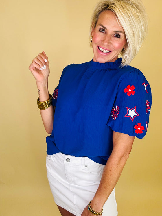 Patriotic princess top