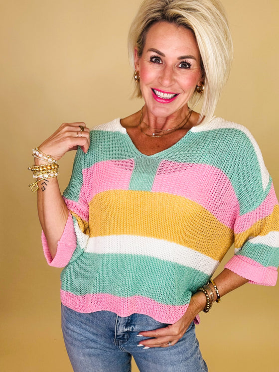 The Camila stripe top