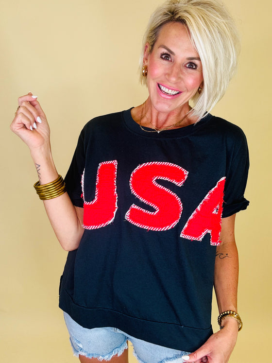 Bold and proud usa tee