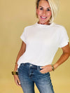Sunny side ribbed tee
