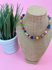 Stevie Colorful Beaded Necklace