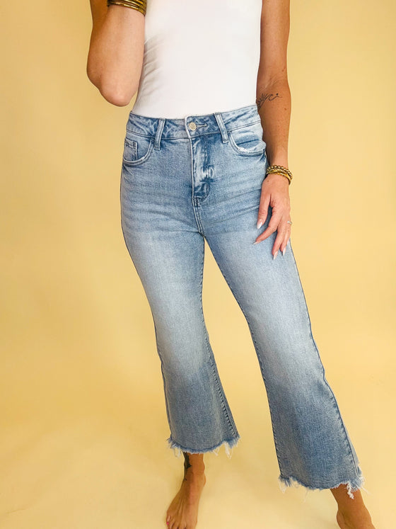 Urban cropped denim