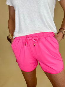  Solid Neon Pink Everyday Shorts