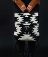 Cream/ black aztec backpack