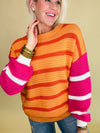 Sweet kiss stripe sweater