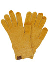 Chenille touch screen gloves