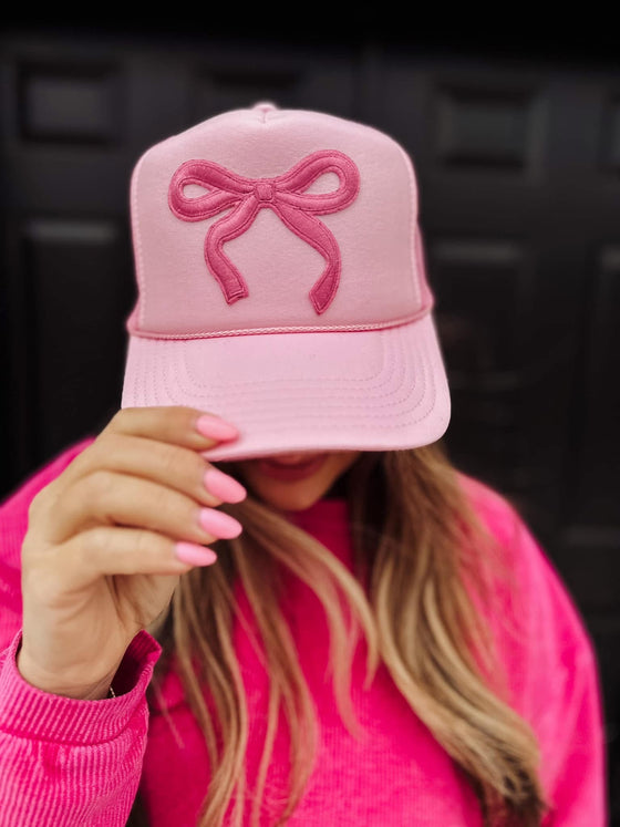 Bow trucker hat