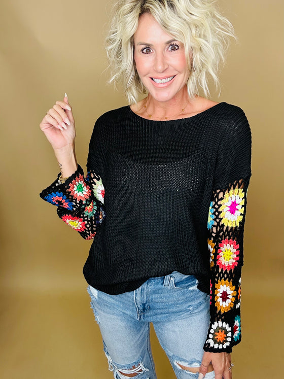 Indie Crochet top