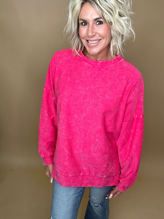 The Alexis Corded Pullover