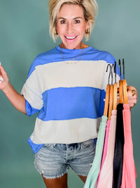 Saltwater stripe top/ 6 colors