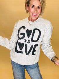 God is love sweatshirt