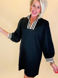 Striped escape dress