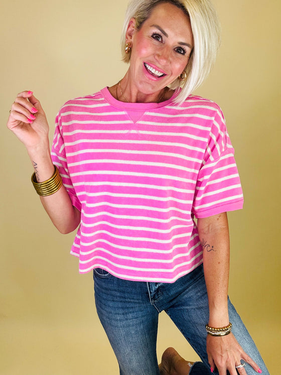 Sunset waves Terry tee