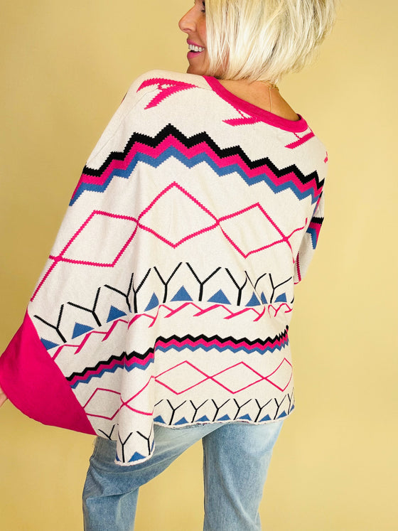 The Petra poncho