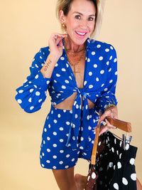 Vintage vogue polka dot set