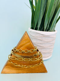 Build your own statement stack bracelet