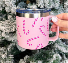  Candy cane travel mug