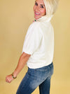 Varsity vibes half zip top
