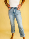 The Maria cuffed denim