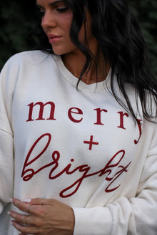  Merry & bright Fleece pullover
