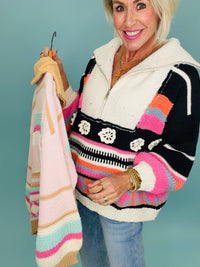 Cozy days & colorful ways pullover/ 2 colors